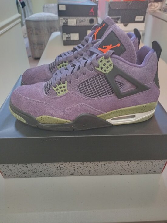 Jordan Other - Size 10.5 - Mens 12 Women Nike Air Jordan 4 Retro Mid Canyon Purple OG Box EUC